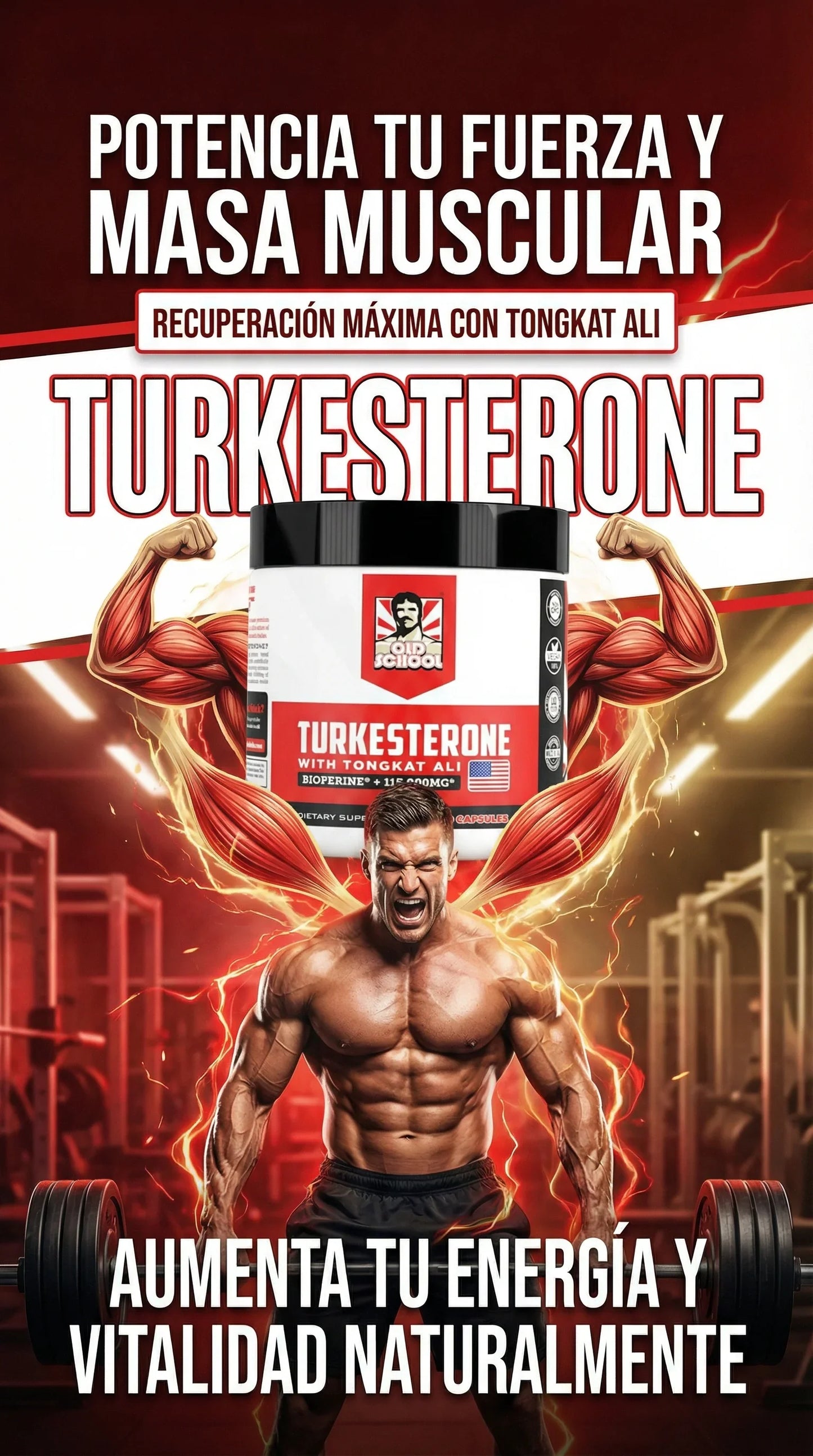 Turkesterone - Aumenta tu energía